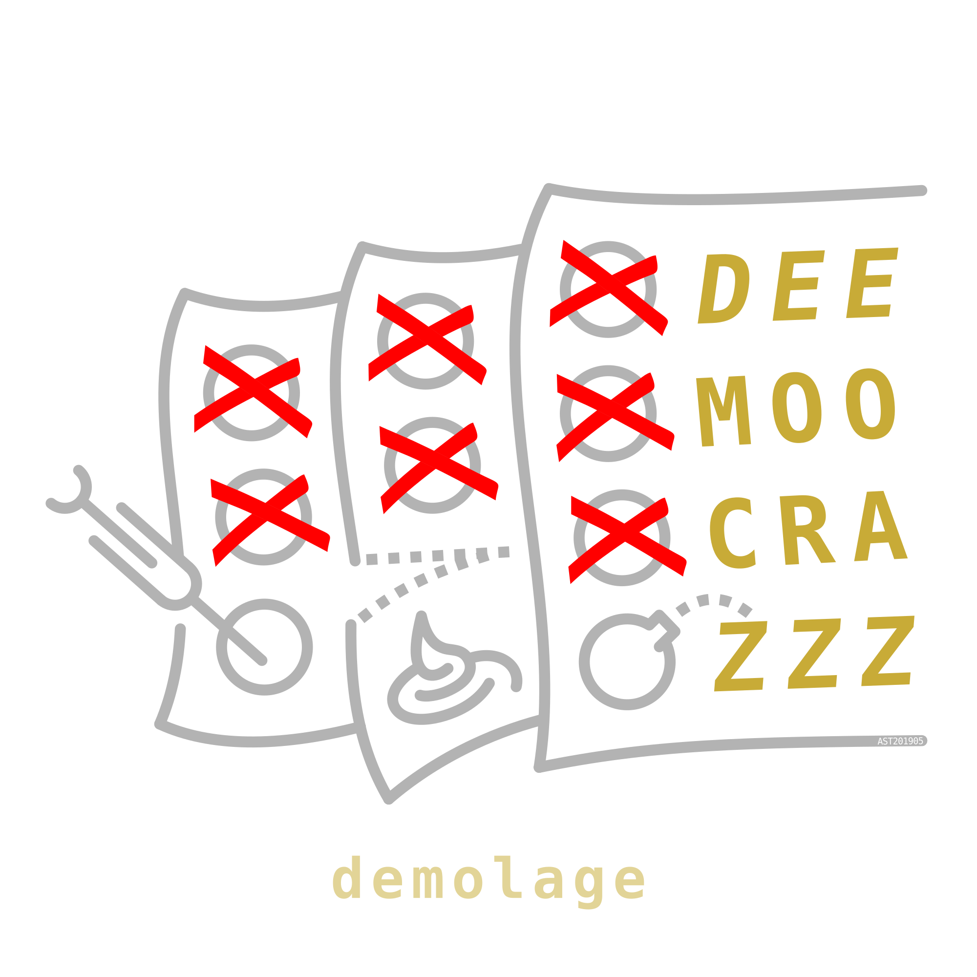 'Demolage' DEEMOOCRAZZZ, Illustration AST20190525