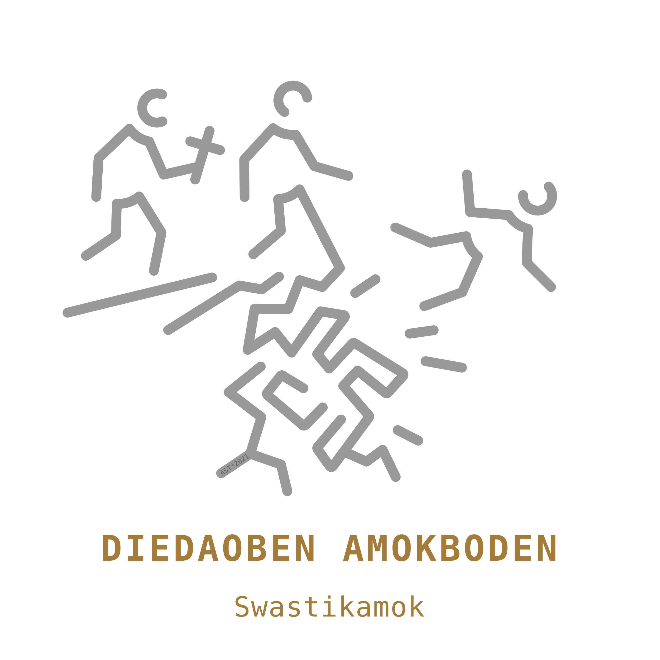 Diedaoben Amokboden (Swastikamok), sign 2021