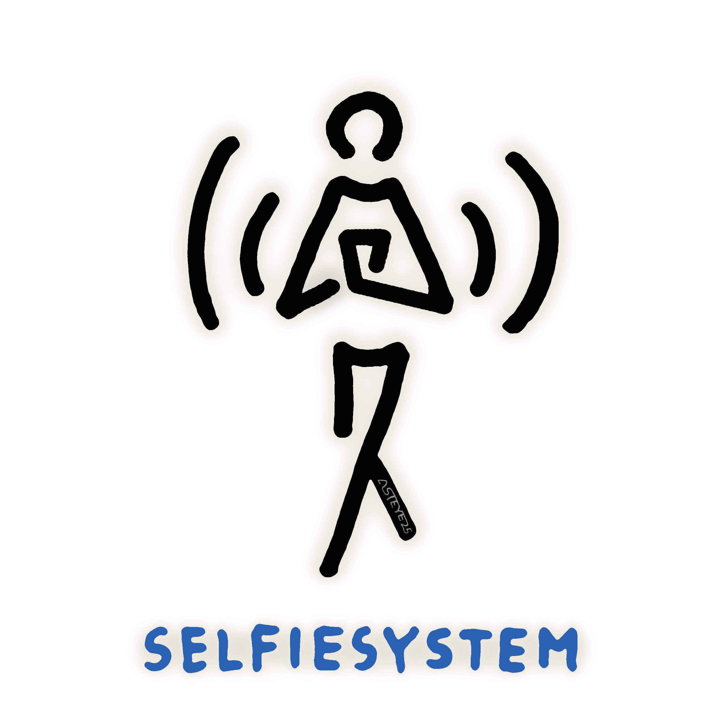 Selfiesystem, illustration drawing ASTEYE 20250501